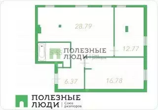 3-к кв. Ленинградская область, Всеволожск Колтушское ш., 129 (70.6 м) - Фото 2