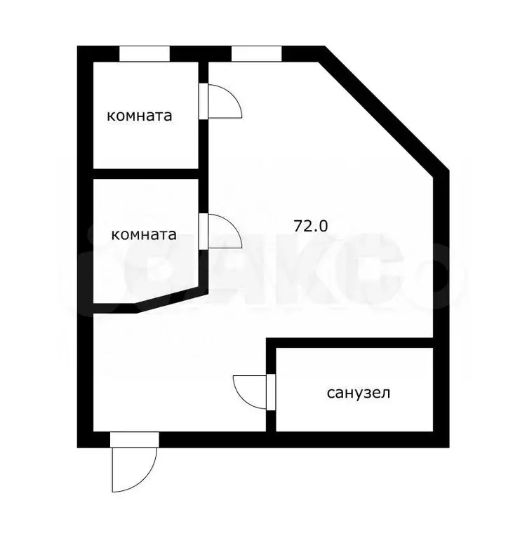 3-к. квартира, 72 м, 2/15 эт. - Фото 0