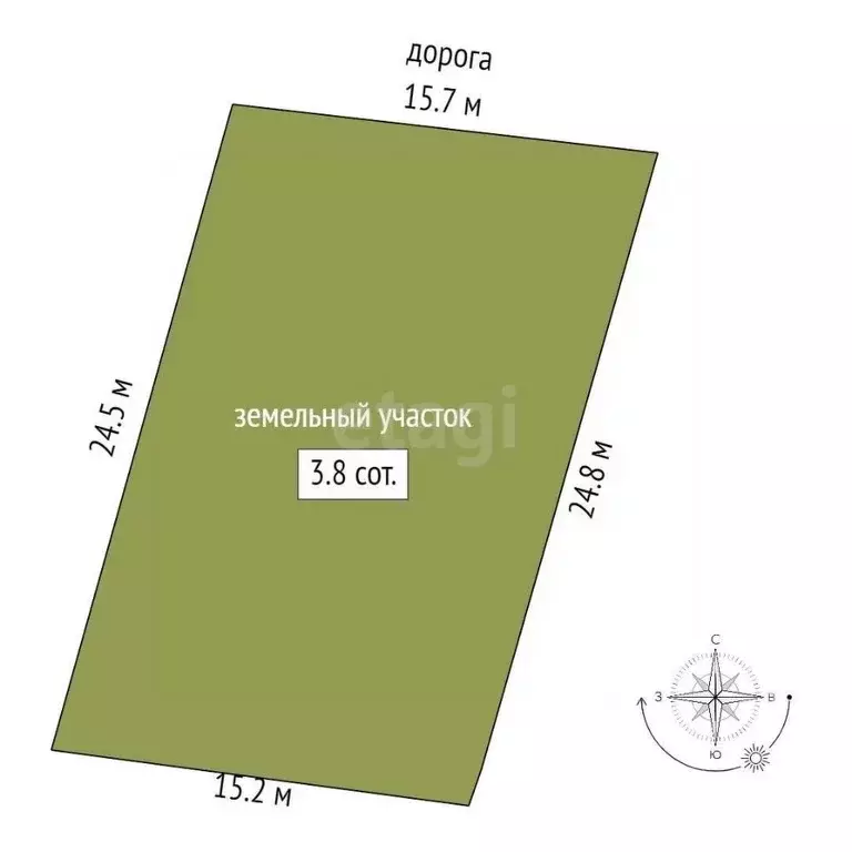 Участок в Башкортостан, Стерлитамакский район, Отрадовский сельсовет, ... - Фото 1