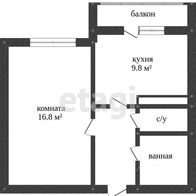 1-к кв. Белгородская область, Белгородский район, Дубовское с/пос, ... - Фото 1