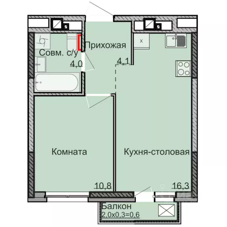 1-к кв. Удмуртия, Ижевск Строитель жилрайон, 5-й мкр, Нео жилой ... - Фото 0