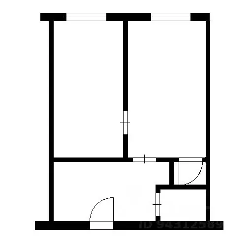 1-к кв. Новосибирская область, Новосибирск Затулинский жилмассив, ул. ... - Фото 2