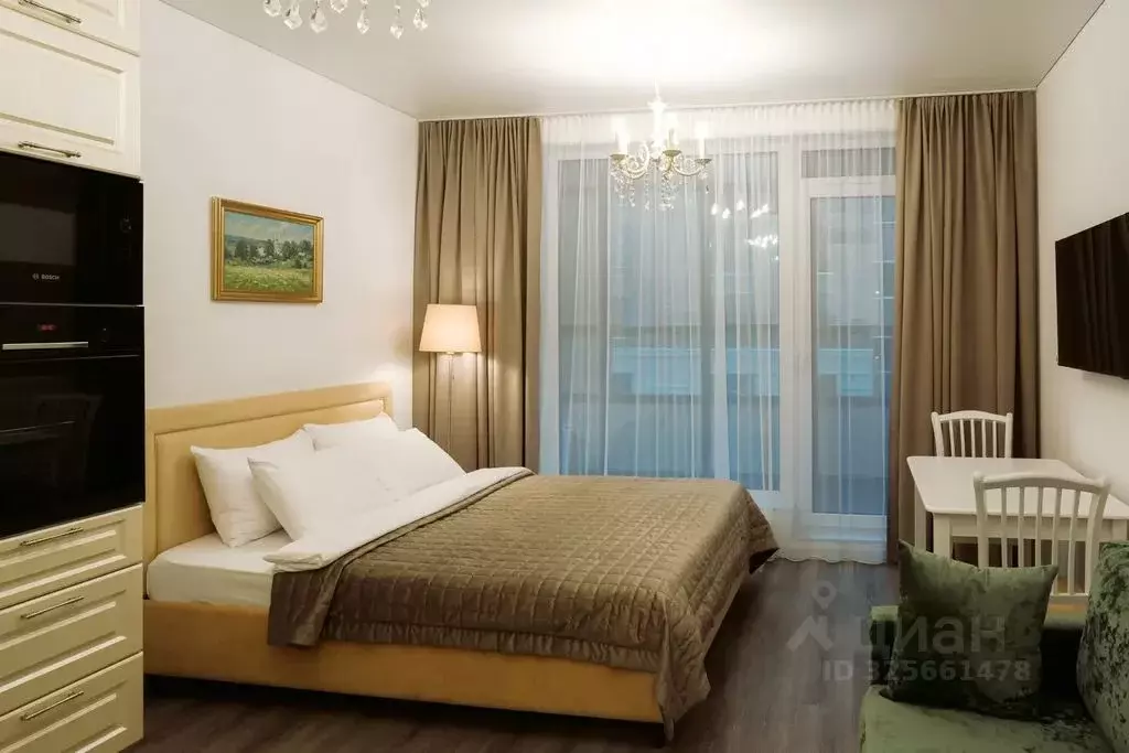 Студия Санкт-Петербург Уральская ул., 23 (25.0 м) - Фото 1