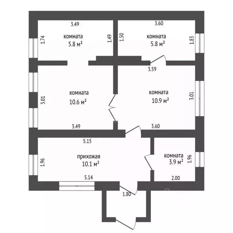 Дом в Краснодарский край, Темрюк ул. Энгельса (47 м) - Фото 2