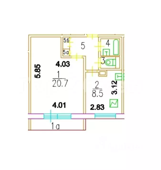 1-к кв. Москва Клязьминская ул., 13 (41.0 м) - Фото 1