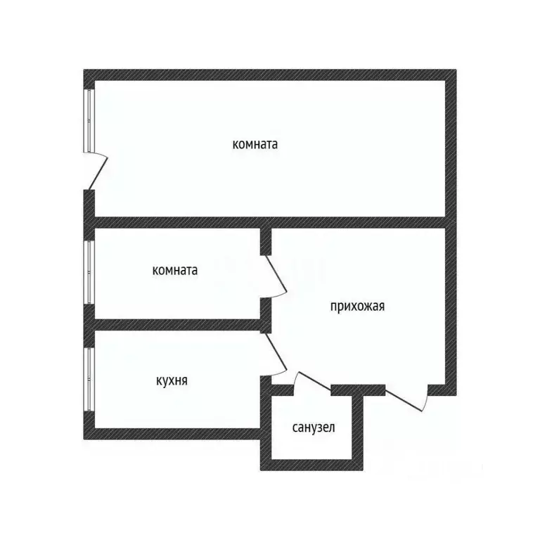 2-к кв. Алтайский край, Бийск ул. Феликса Дзержинского, 4 (41.0 м) - Фото 2