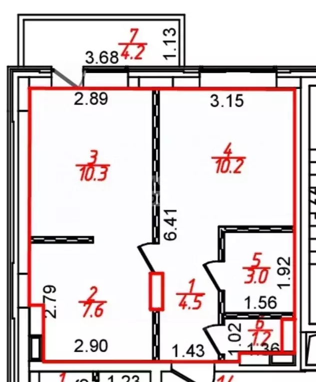 2-к кв. Московская область, Дмитровский муниципальный округ, д. Рыбаки ... - Фото 2
