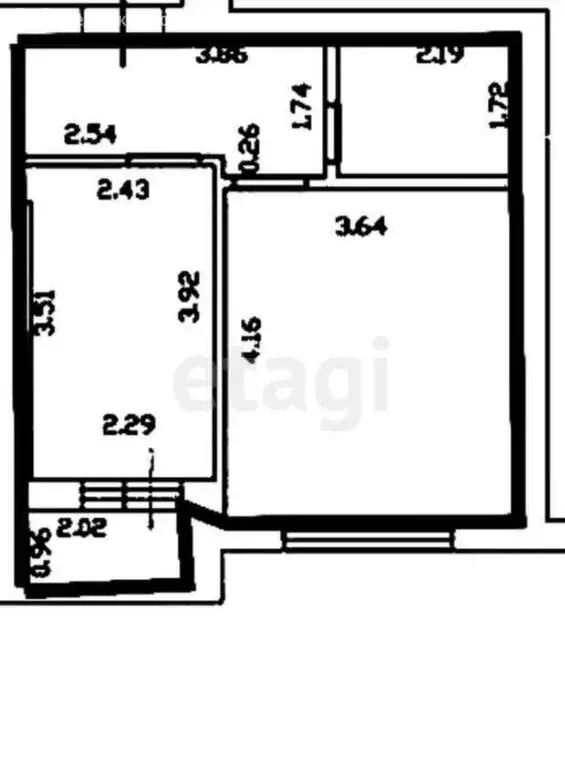 Квартира-студия: Калининград, Минусинская улица, 15 (33.8 м) - Фото 0