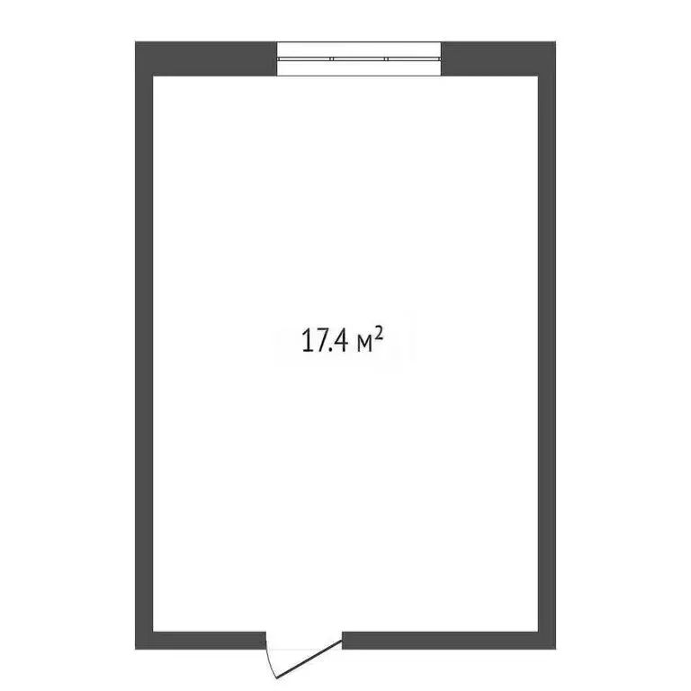 1к в -комнатной квартире (17.5 м) - Фото 1