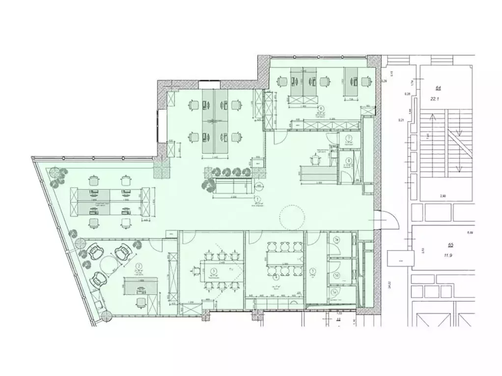 Офис в Москва Ленинский просп., 15А (217 м) - Фото 2