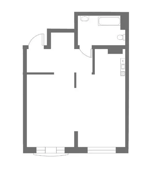 1-комнатная квартира: Сочи, Краснодонская улица, 46/1 (43.4 м) - Фото 0