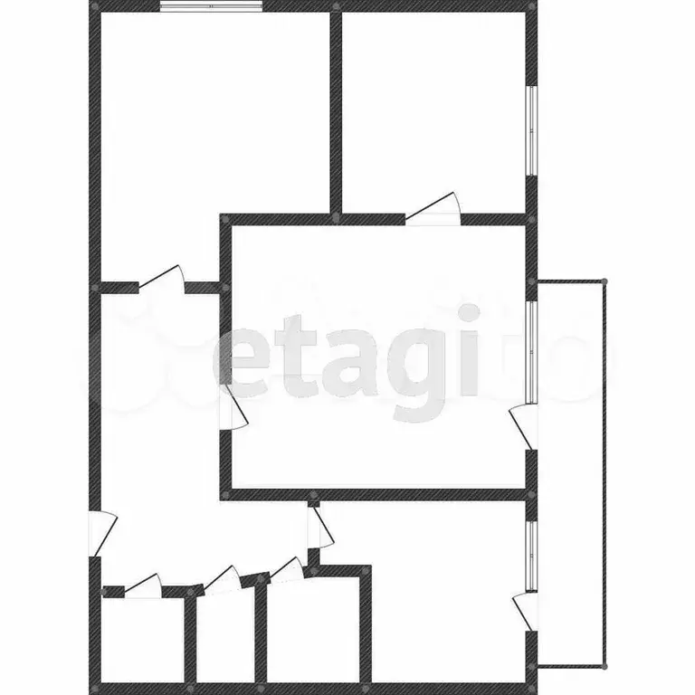 3-к. квартира, 60 м, 5/9 эт. - Фото 0