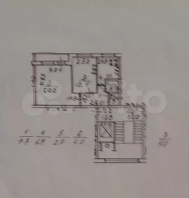 2-к. квартира, 47,6 м, 4/9 эт. - Фото 1