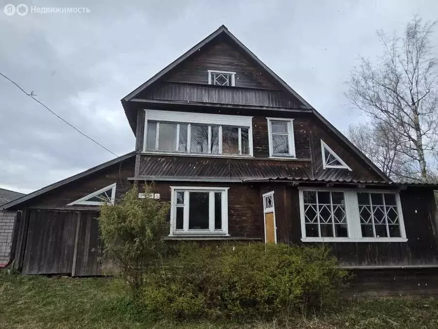 Дом в Новгородская область, рабочий посёлок Крестцы, Первомайская ... - Фото 1