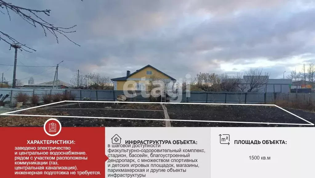 Участок в Белгородская область, Вейделевка рп ул. Центральная, 2А ... - Фото 1