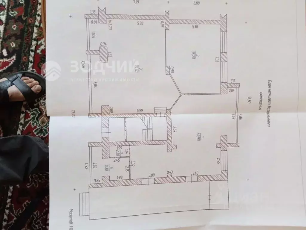 Торговая площадь в Чувашия, Шумерля ул. МОПРА, 3К1 (191 м) - Фото 2