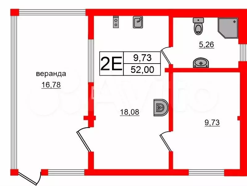 Дом 52 м на участке 12 сот. - Фото 0