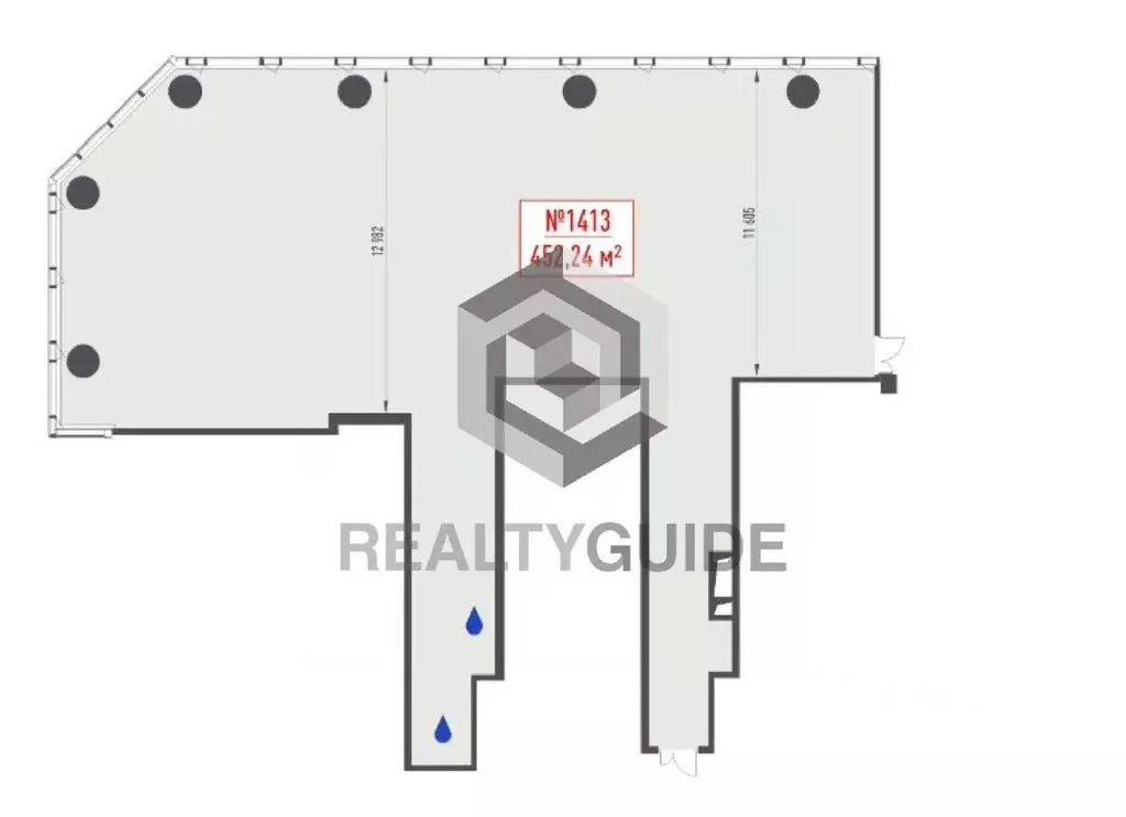 Офис в Москва Шмитовский проезд, 37с2 (444 м) - Фото 1