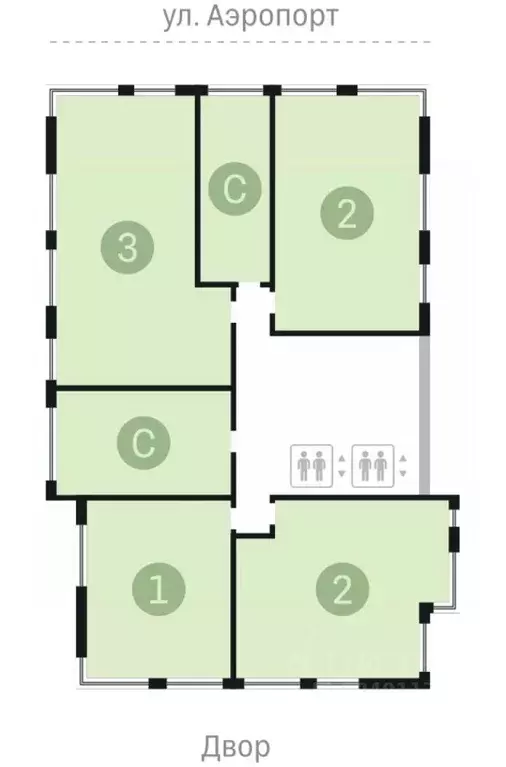 1-к кв. Новосибирская область, Новосибирск ул. Аэропорт, 88 (54.7 м) - Фото 1