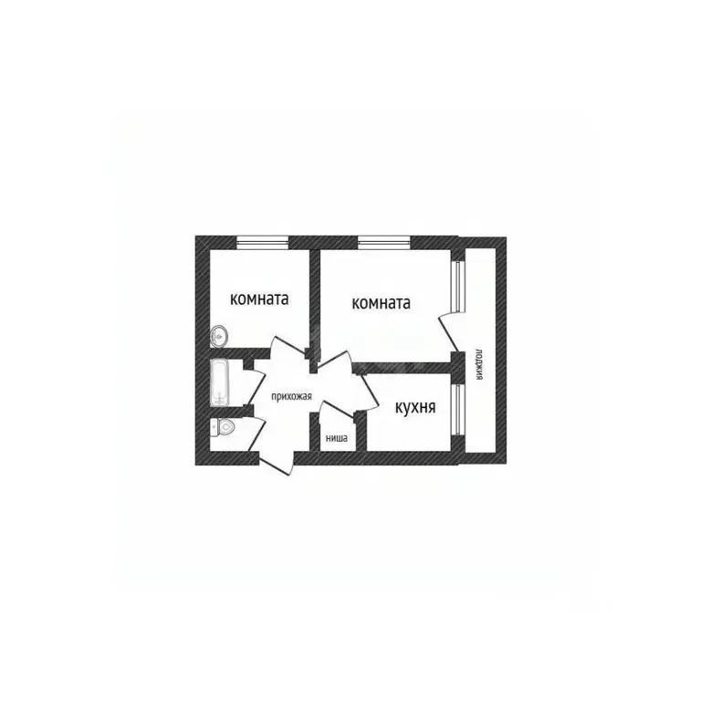 2-к кв. Алтайский край, Быстроистокский район, с. Приобское Приобская ... - Фото 2