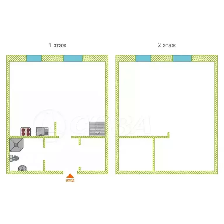 1-комнатная квартира: Тюмень, улица Владислава Крапивина, 4 (36.8 м) - Фото 1