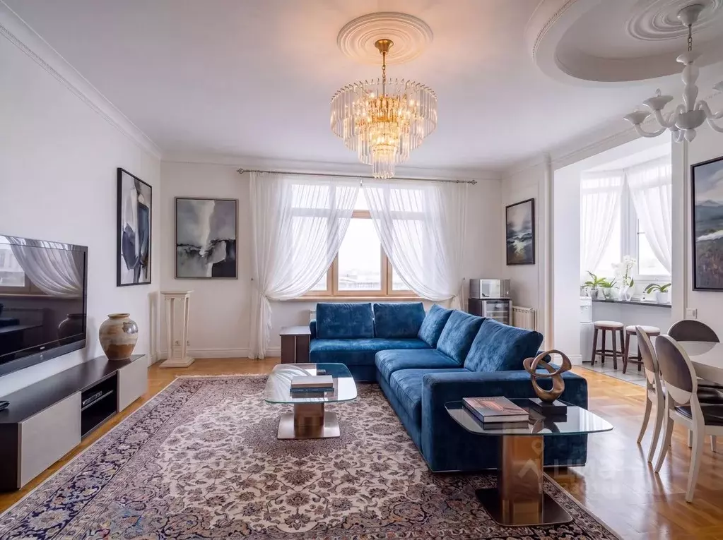 3-к кв. Москва Ломоносовский просп., 25к1 (118.0 м) - Фото 1