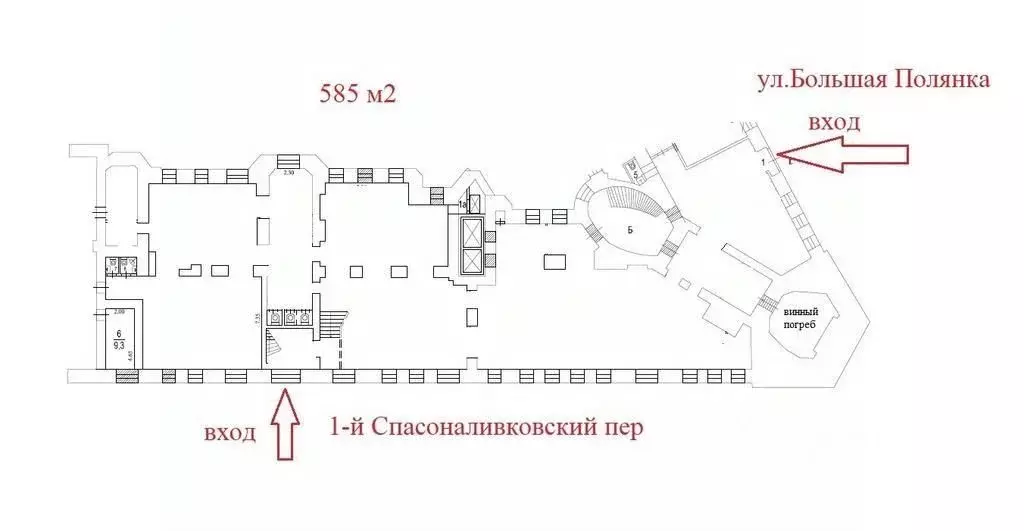 Помещение свободного назначения в Москва ул. Большая Полянка, 42С1 ... - Фото 2