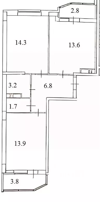 2-к кв. Краснодарский край, Краснодар ул. Григория Булгакова, 10 (56.8 ... - Фото 1
