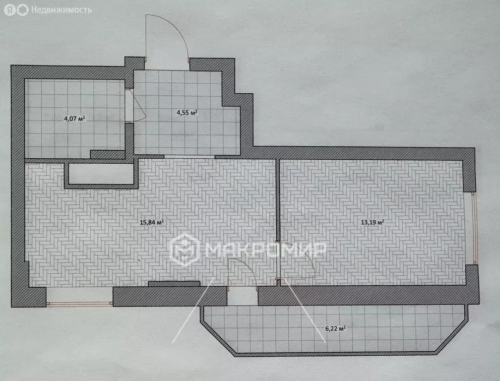 1-комнатная квартира: Брянск, Советская улица, 105А (39 м) - Фото 1