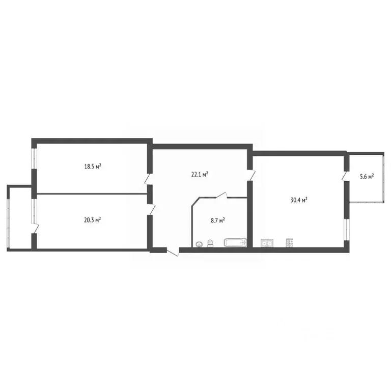3-к кв. Санкт-Петербург, Санкт-Петербург, Ломоносов Еленинская ул., 24 ... - Фото 1