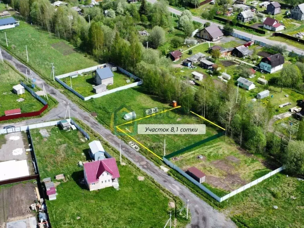Участок в Ленинградская область, Всеволожский район, Романовское ... - Фото 1