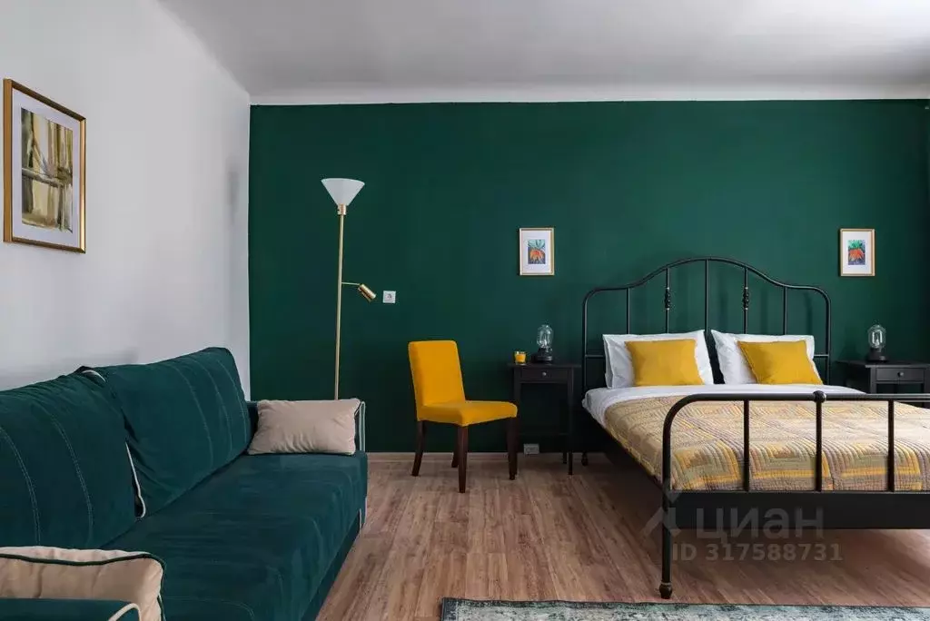 Студия Санкт-Петербург ул. Рубинштейна, 23 (38.0 м) - Фото 1