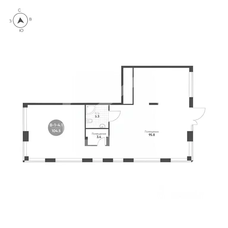 Помещение свободного назначения в Москва ул. Петра Кончаловского, 7к4 ... - Фото 2