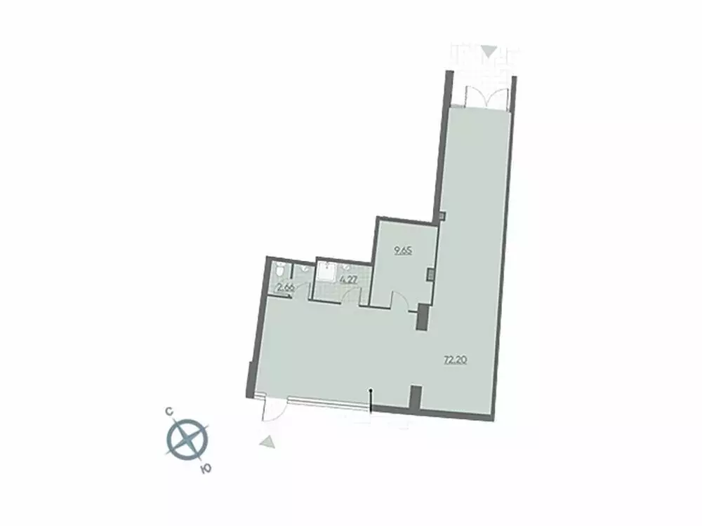 Офис (86.8 м) - Фото 1