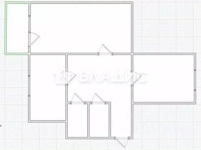 2-к кв. Пензенская область, Мокшан рп ул. Засечная, 26 (54.7 м) - Фото 2