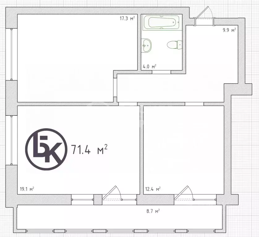 Офис в Новосибирская область, Новосибирск Большевистская ул., 35 (80 ... - Фото 1