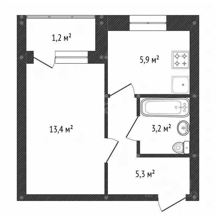 1-к кв. Башкортостан, Уфимский район, с. Чесноковка ул. Дачная, 4 ... - Фото 2