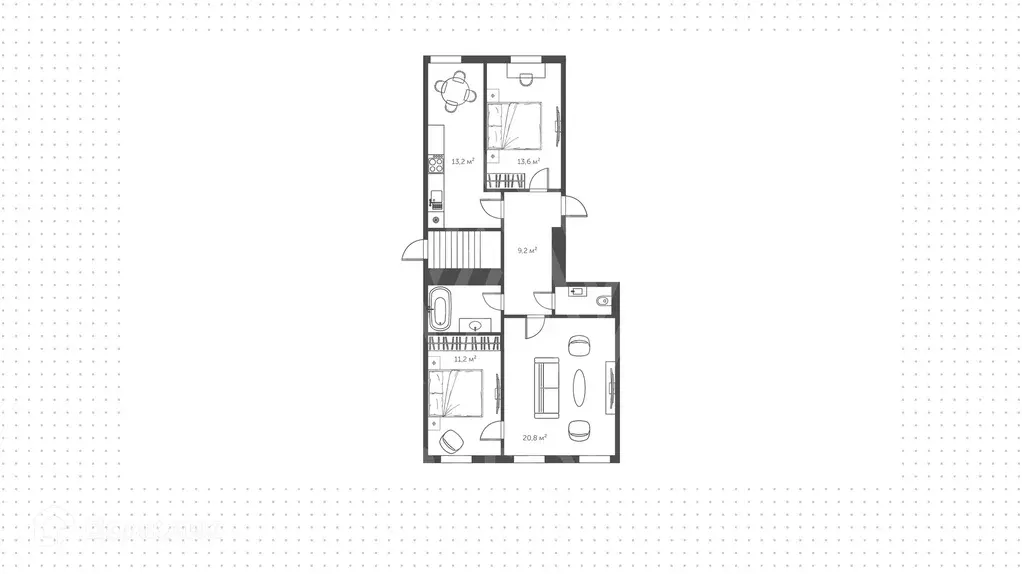 Продаётся 3-к квартира, 78.4 м - Фото 1
