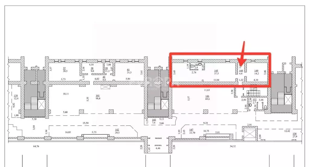 Офис в Ульяновская область, Ульяновск Ульяновский просп., 7 (60 м) - Фото 2