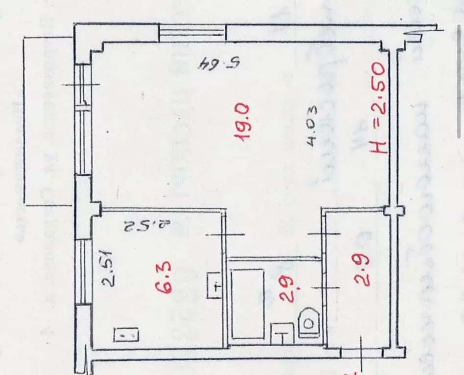 1-к кв. Карелия, Петрозаводск Октябрьский просп., 8А (31.1 м) - Фото 2