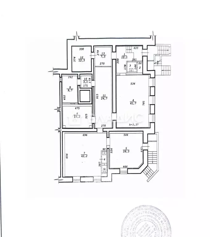 Офис в Новосибирская область, Новосибирск Советская ул., 19 (204 м) - Фото 1