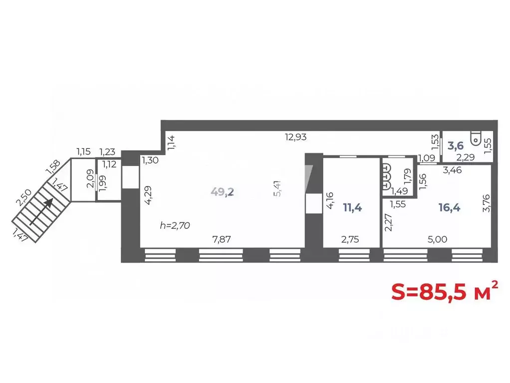 Торговая площадь в Челябинская область, Бакал г. Саткинский ... - Фото 2