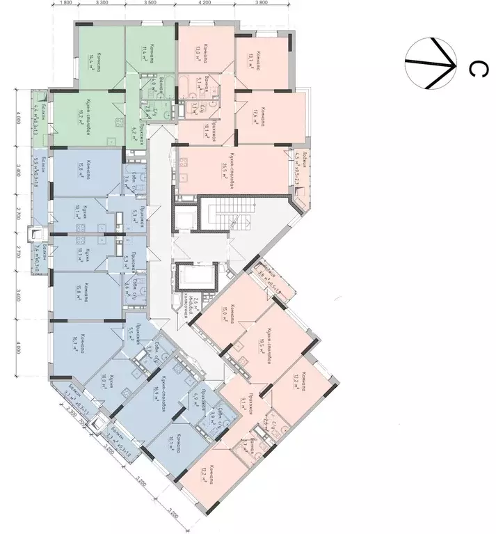 3-к кв. Удмуртия, Ижевск ул. Холмогорова, 89 (89.8 м) - Фото 1