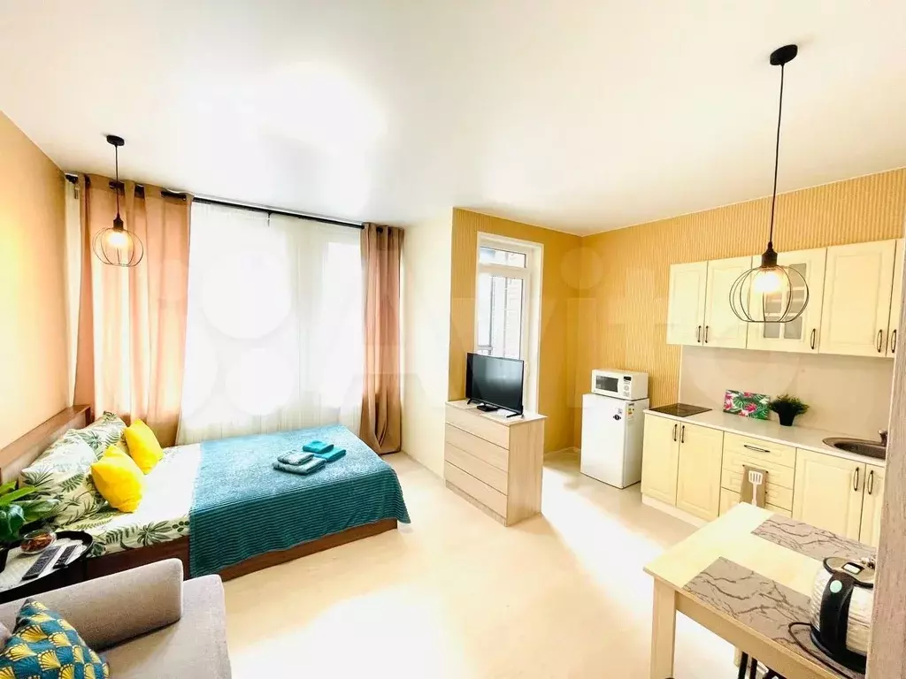 Квартира-студия, 27 м, 7/14 эт. - Фото 1