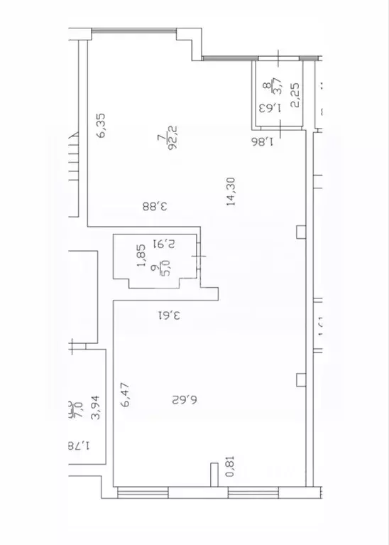 Помещение свободного назначения в Тюменская область, Тюмень проезд ... - Фото 2