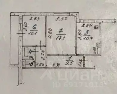 2-к кв. Орловская область, Орел ул. 1-я Курская, 72 (51.0 м) - Фото 1