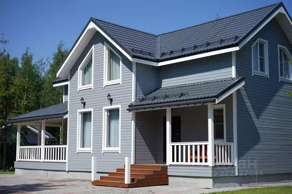 Дом в Ленинградская область, Приозерский район, Сосновское с/пос, д. ... - Фото 1