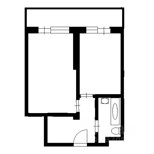 1-к кв. Новосибирская область, Новосибирск ул. Демьяна Бедного, 57 ... - Фото 2