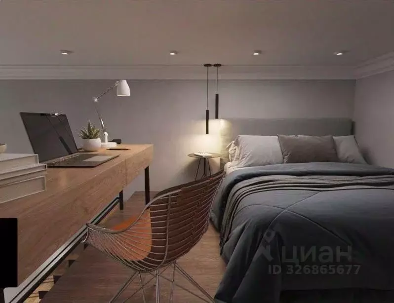 Студия Тверская область, Тверь ул. Шишкова, 91Авл1 (29.0 м) - Фото 1