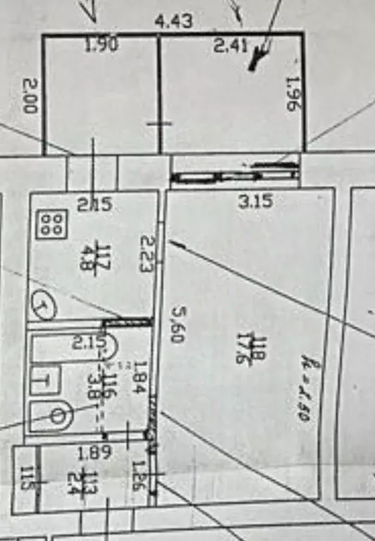 Квартира, 1 комната, 30.4 м - Фото 0